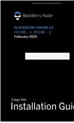 Blackberry Radar H2 Gebruiksaanwijzing