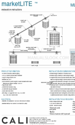 California Accent Lightning marketLITE ML2000-CM Instrukcja instalacji