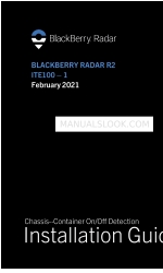 Blackberry Radar R2 Руководство по установке