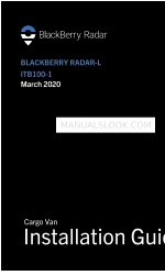 Blackberry RADAR-L Manual de instalação