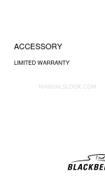 Blackberry 950 Garantía limitada de accesorios