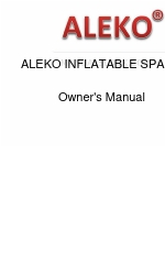 Aleko Inflatable SPA 소유자 매뉴얼