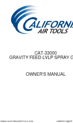 California Air Tools CAT-33000 Manual del usuario