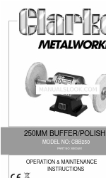 Clarke METALWORKER CBB250 Manual de instrucciones de uso y mantenimiento