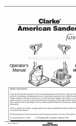 Clarke OBS-18DC Benutzerhandbuch