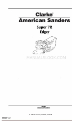 Clarke Super 7R Edger 07013A Manuel