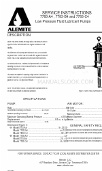 Alemite 7783 Series Manual de instrucciones