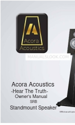 Acora Acoustics SRB Instrukcja obsługi