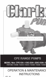 Clarke CPE20A1 Manual de instrucciones de uso y mantenimiento