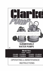 Clarke CS240SA Instructions d'utilisation et d'entretien