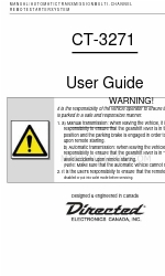 Directed Electronics CT-3271 ユーザーマニュアル