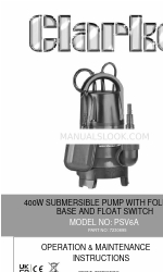 Clarke PSV6A Handbuch für Betrieb und Wartung