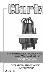 Clarke PSV7A Panduan Petunjuk Pengoperasian & Pemeliharaan