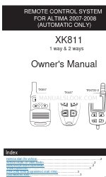 Directed Electronics TRX722-2 소유자 매뉴얼