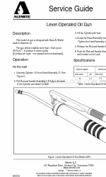 Alemite 4035 Руководство по эксплуатации