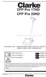 Clarke CFP Pro 20HD Gebruiksaanwijzing