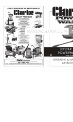 Clarke JETSTAR 1700 Instrucciones de uso y mantenimiento