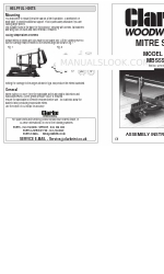 Clarke Woodworker MBS550A Montage-instructies