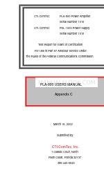 CTI ComTec, Inc. PSL-1000 Gebruikershandleiding