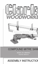 Clarke Woodworker MBS600C 組立説明書