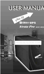 DirectUPS Vesta Pro 600 Manual do utilizador