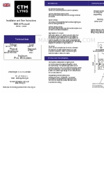 CTM LYNG MSB16 Photocell Installations- und Gebrauchsanweisungen