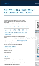 DirecTV Genie 2 Instrucciones de activación y devolución de equipos