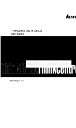 Lenovo ThinkCentre Tiny-in-One 23 Manual del usuario