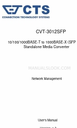 CTS CVT-3012SFP Manual do utilizador