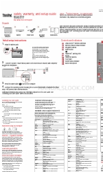 Lenovo ThinkPad X131e Manual de segurança, garantia e configuração