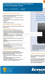 Lenovo ThinkServer TD200 Brochure & specificaties