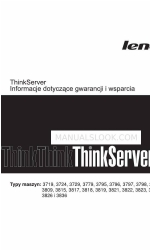 Lenovo ThinkServer TD200 (Poolse) Informatie over garantie en ondersteuning