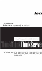 Lenovo ThinkServer TD200 (Sloveens) Informatie over garantie en ondersteuning