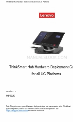 Lenovo ThinkSmart Hub Manual de implantação