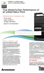 Lenovo ThinkStation E20 Brochure & specificaties