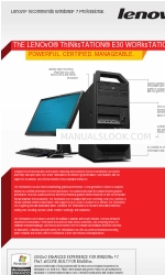 Lenovo ThinkStation E30 Specifications