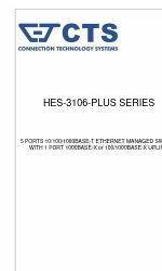 CTS HES-3106-PLUS Series Manuale d'uso