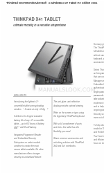 Lenovo 1866 - ThinkPad X41 Tablet Spesifikasi