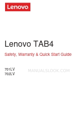 Lenovo 702LV Sicherheit, Garantie und Schnellstartanleitung