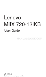 Lenovo 80VV002EUK Podręcznik użytkownika