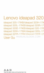 Lenovo ideapad 320E-17ISK Посібник користувача