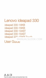 Lenovo ideapad 330 사용자 설명서