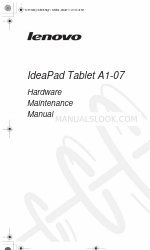 Lenovo IdeaPad A1-07 Manual de manutenção do hardware