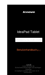 Lenovo IdeaPad A1-07 (Duits) Gebruikershandleiding