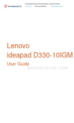 Lenovo ideapad D330-10IGM ユーザーマニュアル