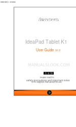 Lenovo IdeaPad K1 Podręcznik użytkownika