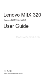 Lenovo ideapad MIIX 320-10ICR 사용자 설명서
