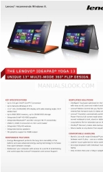 Lenovo IdeaPad Yoga 13 Spécifications