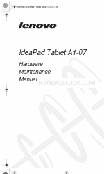 Lenovo IdeaTab A1107 Manuel de maintenance du matériel