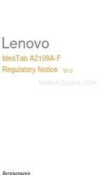 Lenovo IdeaTab A2109A Hinweis